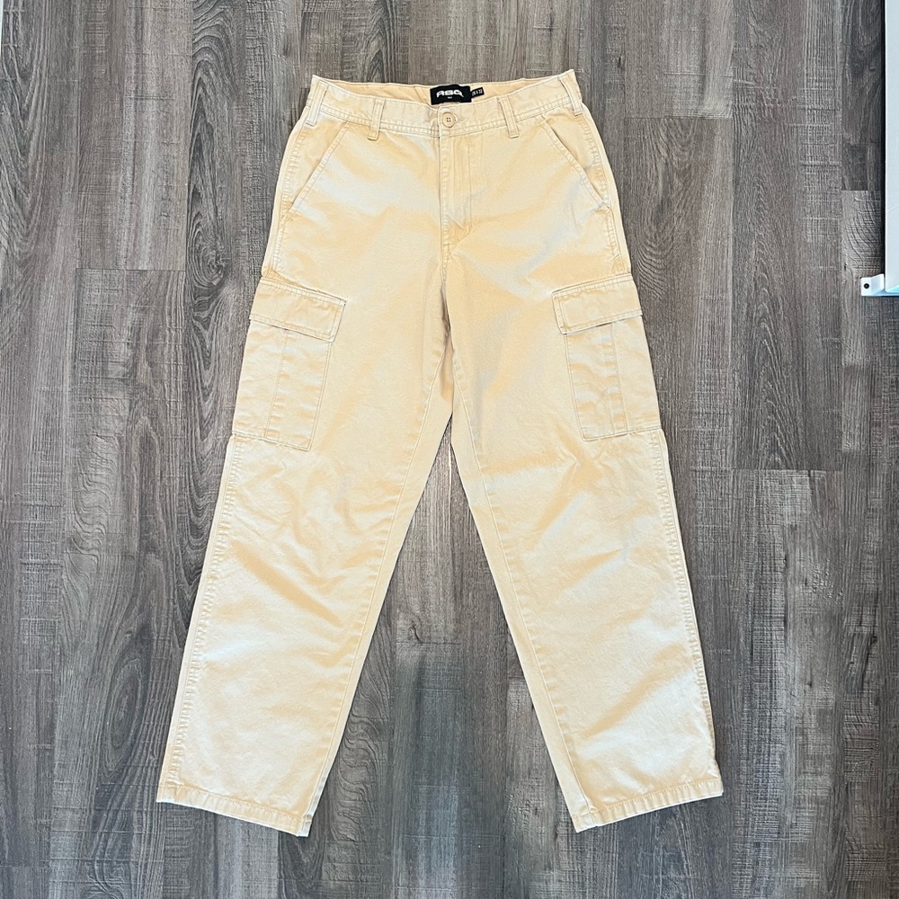 RSQ Men's Light Tan Cargo Pants